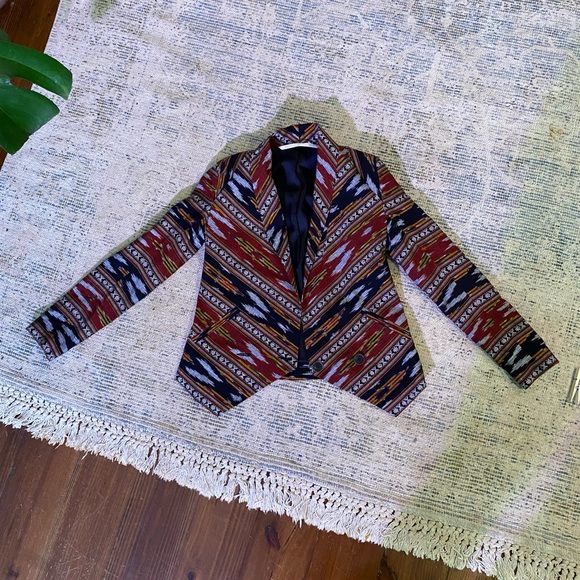 Twelfth Street by Cynthia Vincent size 0 ikat blazer (seen on Gossip Girl) - Picture 4 of 7